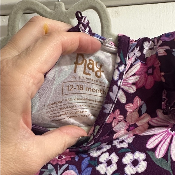 Little Sleepies Violet Meadow bubble romper - Picture 2 of 5